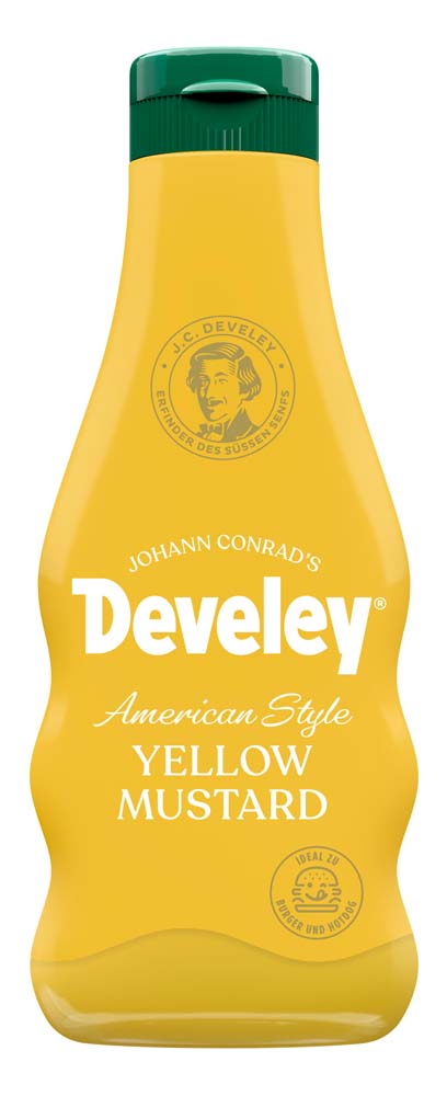 Develey American Style Yellow Mustard Squeezeflasche 250ml