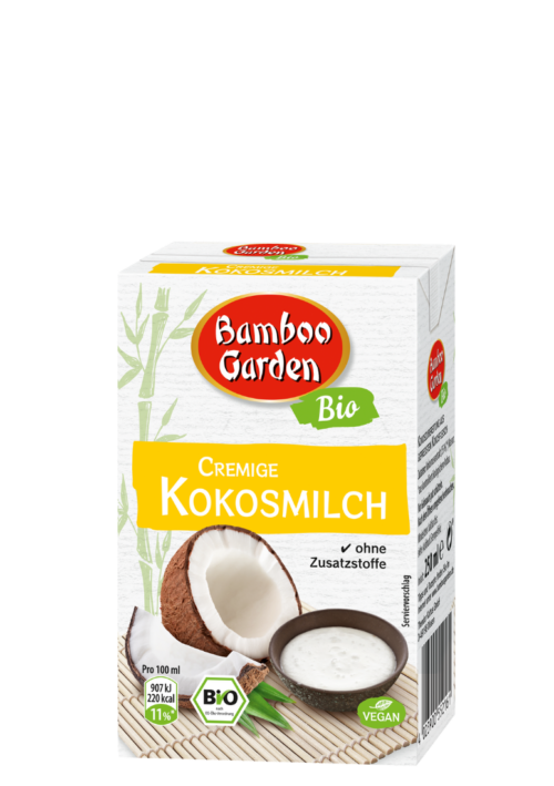 Bamboo Garden Bio Kokosmilch 250ml