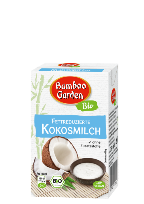 Bamboo Garden Bio Kokosmilch fettreduziert 250ml
